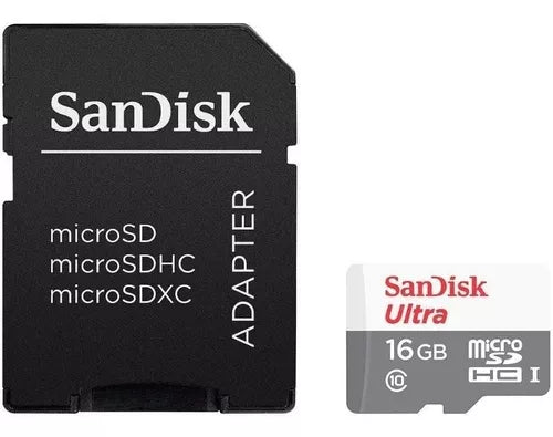 Cartão Memória Sandisk 16gb Micro Sdhc Classe 10 Ultra