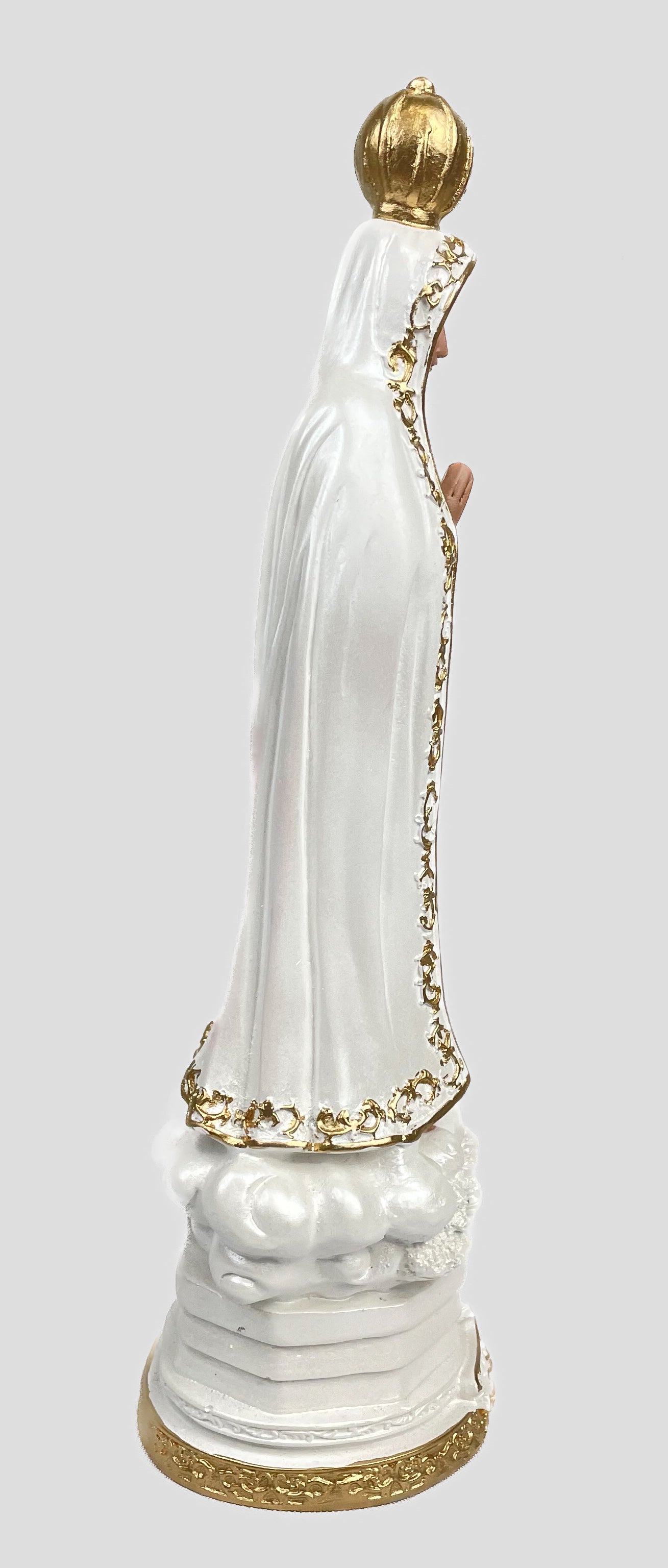 Nossa Senhora de Fátima 30 cm gesso