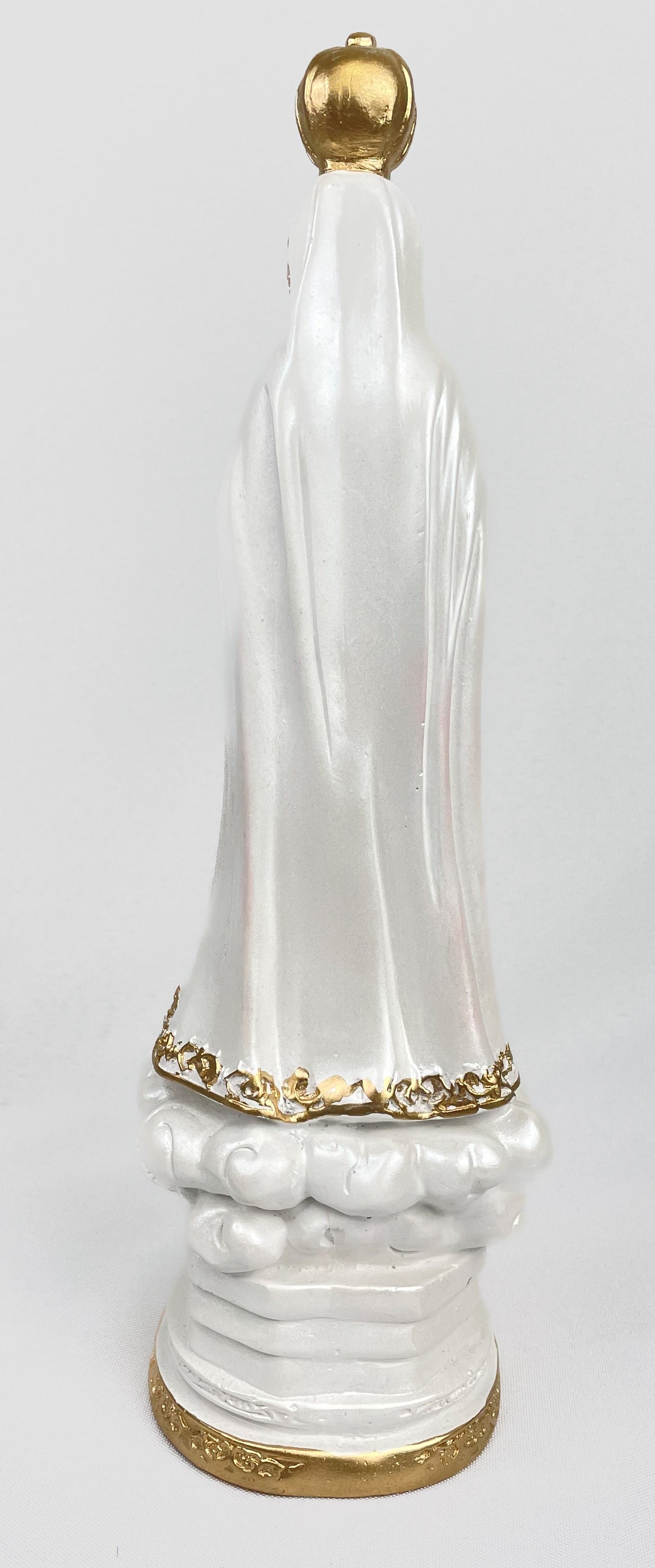 Nossa Senhora de Fátima 30 cm gesso