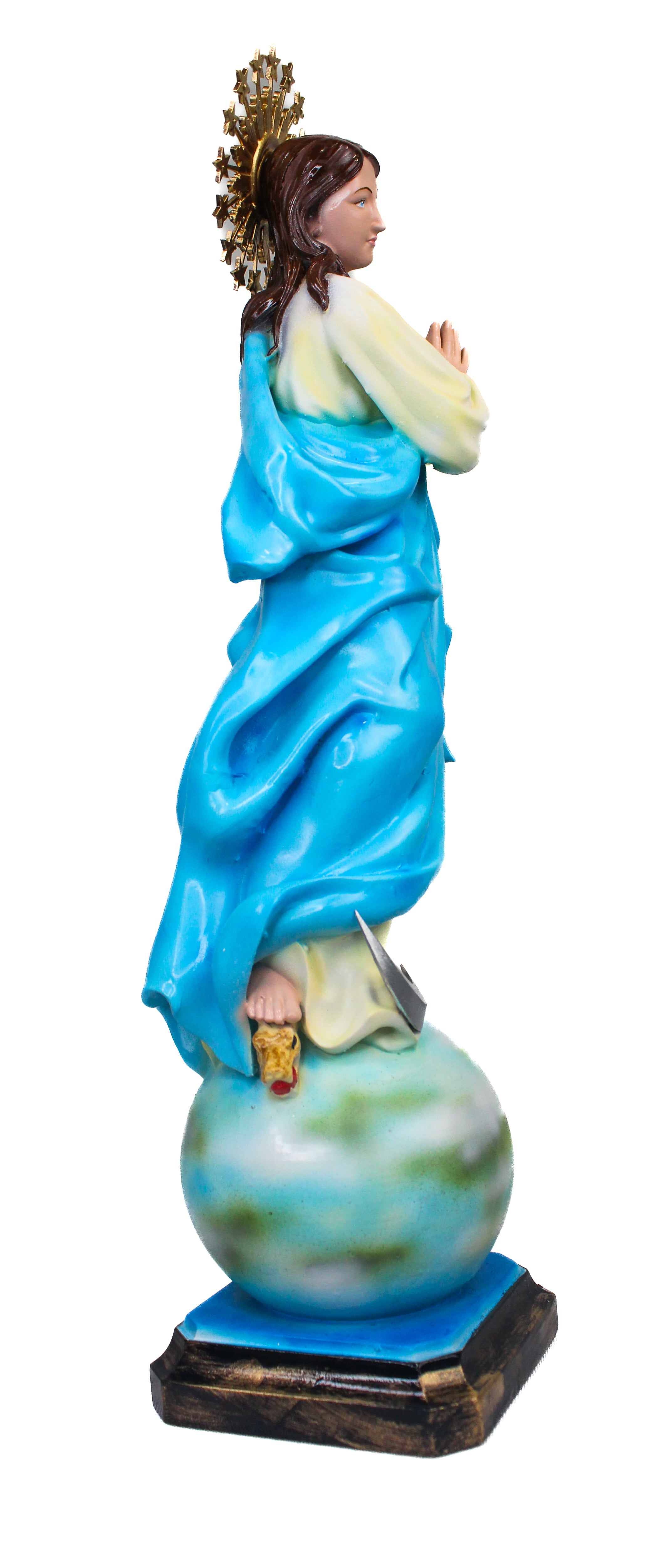 Imagem Imaculada Conceição Resina 3D de 30 cm
