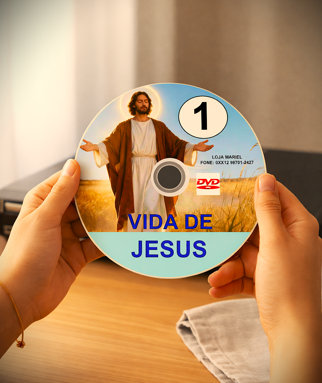 DVD  Série Vida de Jesus - NOVO!!!!