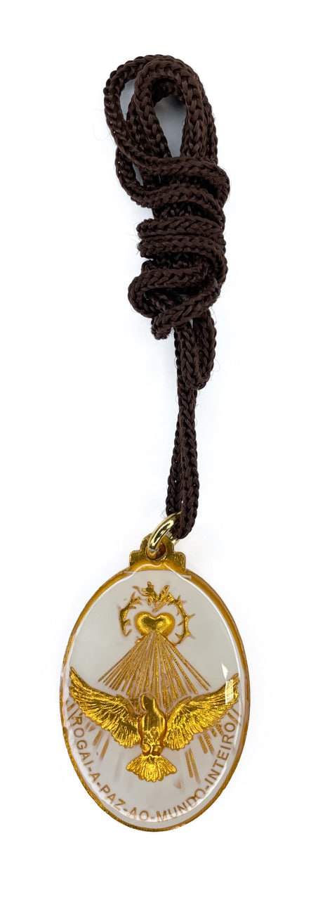 Medalha de Nossa Senhora Rainha e Mensageira da Paz ( Branca )
