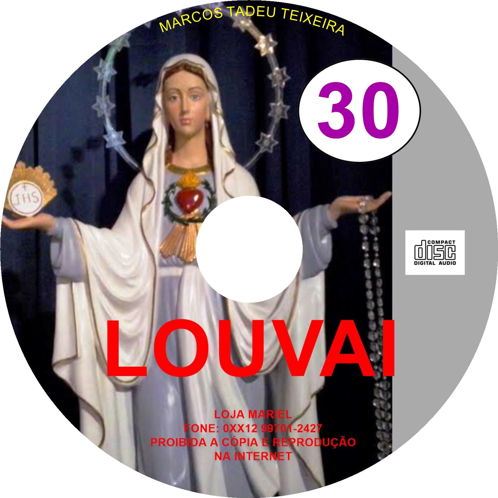 CD LOUVAI 30 NOVO!!!!