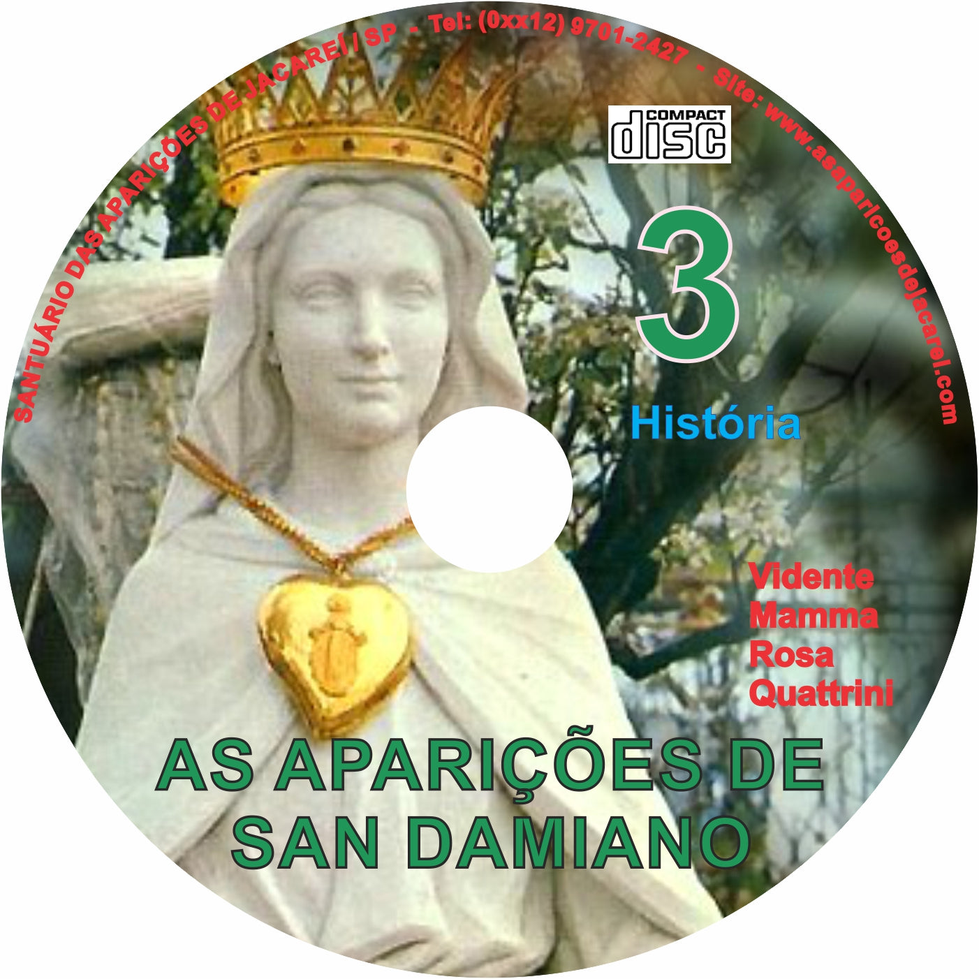 CD As Aparições de Nossa Senhora em San Damiano 3
